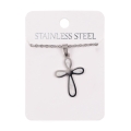 Naszyjnik - krzyżyk - Stainless Steel - JS NS026-0 - Dewocjonalia P.H. Jakóbczak - Katolicki sklep liturgiczny i hurtownia