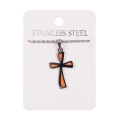 Naszyjnik - krzyżyk - Stainless Steel - JS NS027-0 - Dewocjonalia P.H. Jakóbczak - Katolicki sklep liturgiczny i hurtownia