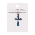 Naszyjnik - krzyżyk - Stainless Steel - JS NS027-0 - Dewocjonalia P.H. Jakóbczak - Katolicki sklep liturgiczny i hurtownia