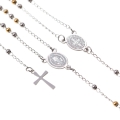 Różaniec - naszyjnik - św. Benedykt - Stainless Steel - JS RS004 - Dewocjonalia P.H. Jakóbczak - Katolicki sklep liturgiczny i hurtownia