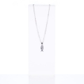 Naszyjnik - rybka chrześcijańska - JESUS - Stainless Steel - JS NS009 - Dewocjonalia P.H. Jakóbczak - Katolicki sklep liturgiczny i hurtownia