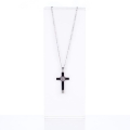 Naszyjnik - krzyżyk - św. Benedykt - Stainless Steel - JS NS045 - Dewocjonalia P.H. Jakóbczak - Katolicki sklep liturgiczny i hurtownia