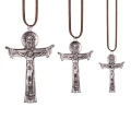 Naszyjnik - krzyżyk - Trójca Święta - pamiątka bierzmowania - JS K009 - Dewocjonalia P.H. Jakóbczak - Katolicki sklep liturgiczny i hurtownia