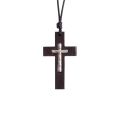 Naszyjnik - krzyż - drewno - JS W002 - Dewocjonalia P.H. Jakóbczak - Katolicki sklep liturgiczny i hurtownia
