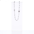 Różaniec - naszyjnik - Matka Boża Niepokalana - Stainless Steel - JS RS005 - Dewocjonalia P.H. Jakóbczak - Katolicki sklep liturgiczny i hurtownia