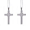Naszyjnik - krzyżyk - św. Benedykt - Stainless Steel - JS NS045 - Dewocjonalia P.H. Jakóbczak - Katolicki sklep liturgiczny i hurtownia