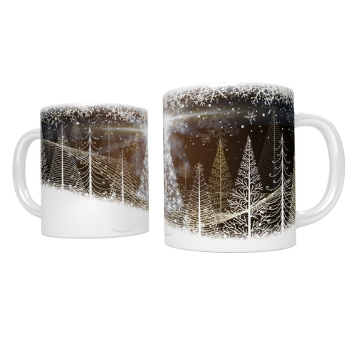 9550 Kubek z choinkami