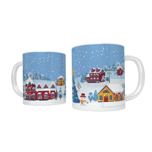 9557 Kubek na święta Zimowe miasteczko