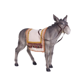 Figura do szopki bożonarodzeniowej - osioł - 85 cm - Grande
