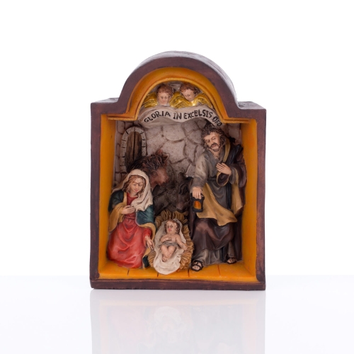 JakóbczakStudio_0002.jpg Szopka bożonarodzeniowa - Święta Rodzina - 12 cm - Classic