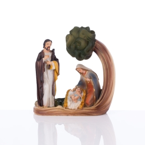Szopka bożonarodzeniowa - Święta Rodzina - 12 cm - Classic