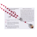 Koronka do św. Teresy z Lisieux - Instrukcja modlitwy - JS R1236 - Dewocjonalia P.H. Jakóbczak - Katolicki sklep liturgiczny i hurtownia