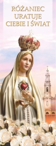 Baner na Różaniec Święty Matka Boża Fatimska
