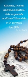 Baner na Różaniec "Różaniec, to moja."