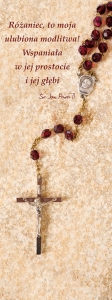Baner na Różaniec "Różaniec to moja."