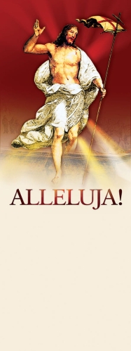 91c29ffe495366921e19ad5ec1562ca5 Baner na Wielkanoc "Alleluja!"