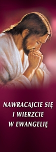 Baner na Wielki Post "Nawracajcie się i."