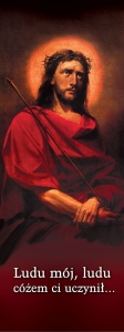 Baner na Wielki Post "Ludu mój, ludu."