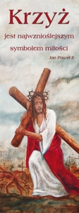 Baner na Wielki Post "Krzyż jest najwznioślejszym."
