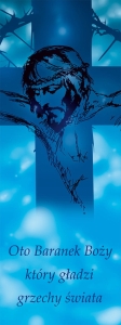Baner na Wielki Post "Oto baranek Boży który."