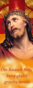 Baner na Wielki Post "Oto Baranek Boży który."