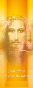 Baner na Wielki Post "Jako ofiara za grzechy nasze"