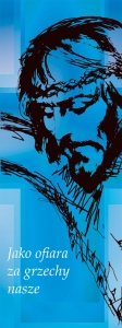 Baner na Wielki Post "Jako ofiara za grzechy nasze"