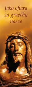 Baner na Wielki Post "Jako ofiara za grzechy nasze"