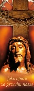 Baner na Wielki Post "Jako ofiara za grzechy nasze"