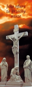Baner na Wielki Post "Jako ofiara za grzechy nasze"