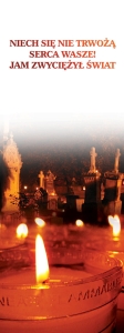 Baner na Wszystkich Świętych "Niech się trwożą."