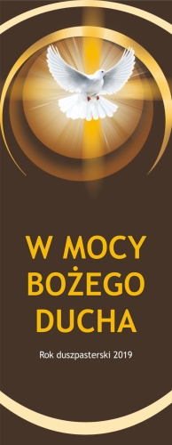 1428594375c6bb8e4a1f6d0ec8938538 Baner na rok duszpasterski 2019 "W mocy bożego ducha"