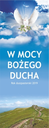 a49ed37fe646793df8d0ec02f6483927 Baner na rok duszpasterski 2019 "w mocy bożego ducha"