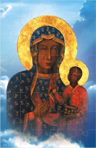 3086dc0cf4f74e76e9ed941f58515b48 Puzzle - Matka Boża Częstochowska