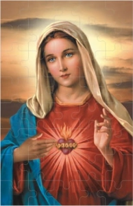 Puzzle Serce Maryi