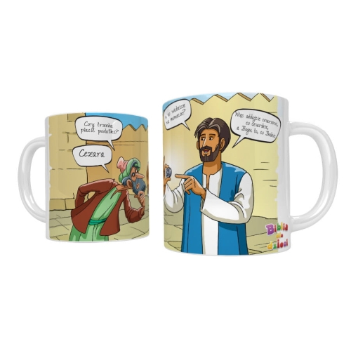 Kubek religijny Podatki i sprawy Boże - UR ACH312 - Dewocjonalia P.H. Jakóbczak - Katolicki sklep liturgiczny i hurtownia