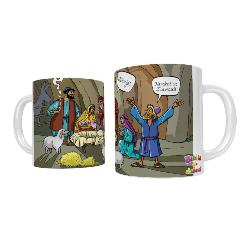 Kubek religijny Boże Narodzenie - UR ACH314 - Dewocjonalia P.H. Jakóbczak - Katolicki sklep liturgiczny i hurtownia