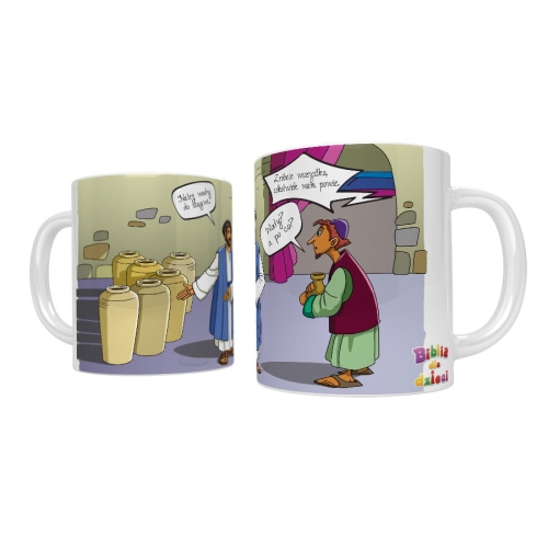 Kubek religijny Cud w Kanie Galilejskiej - UR ACH318 - Dewocjonalia P.H. Jakóbczak - Katolicki sklep liturgiczny i hurtownia