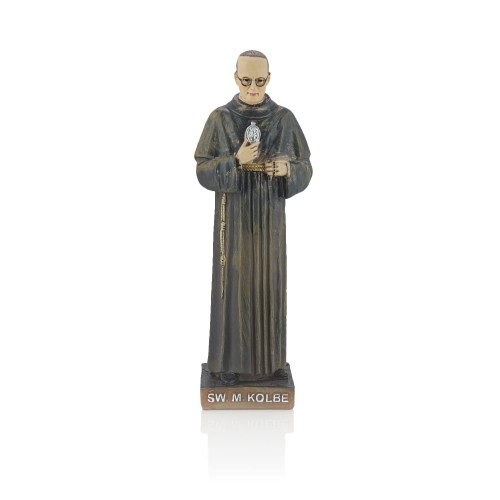 Figurka - św. Maksymilian Kolbe - 18 cm - JS JS95418A - Dewocjonalia P.H. Jakóbczak - Katolicki sklep liturgiczny i hurtownia