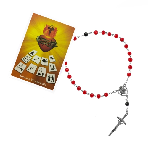 Koronka Wyzwolenia - instrukcja modlitwy - JS R1379 - Dewocjonalia P.H. Jakóbczak - Katolicki sklep liturgiczny i hurtownia
