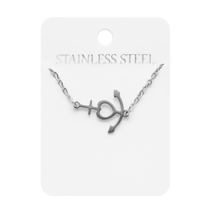 Naszyjnik - krzyżyk - serce - kotwica - Stainless Steel