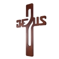 Krzyż z napisem Jezus C12.80 - LSA C12.80.W - Dewocjonalia P.H. Jakóbczak - Katolicki sklep liturgiczny i hurtownia