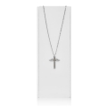 Naszyjnik - miecz -  św. Michał Archanioł - krzyżyk - Stainless Steel - JS NS103 - Dewocjonalia P.H. Jakóbczak - Katolicki sklep liturgiczny i hurtownia