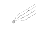 Naszyjnik - celebrytka - krzyżyk - Stainless Steel - JS NS079 - Dewocjonalia P.H. Jakóbczak - Katolicki sklep liturgiczny i hurtownia