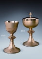 Kielich - nodus ażur, kamienie czerwone - DOB 0113 - Dewocjonalia P.H. Jakóbczak - Katolicki sklep liturgiczny i hurtownia