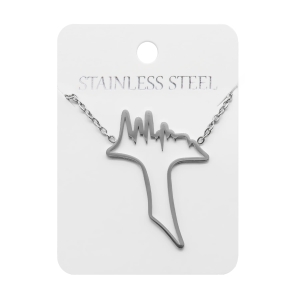 Naszyjnik - krzyżyk Tau - Stainless Steel