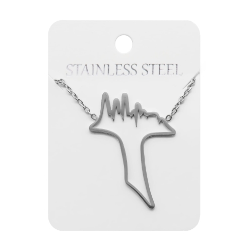 Naszyjnik - krzyżyk Tau - Stainless Steel - JS NS085 - Dewocjonalia P.H. Jakóbczak - Katolicki sklep liturgiczny i hurtownia