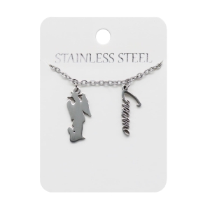 Naszyjnik - św. Michał Archanioł - objawienia -  Gargano - Stainless Steel