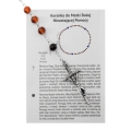 Koronka do Matki Bożej Nieustającej Pomocy - szkło - 6 mm - instrukcja modlitwy - JS R1381 - Dewocjonalia P.H. Jakóbczak - Katolicki sklep liturgiczny i hurtownia