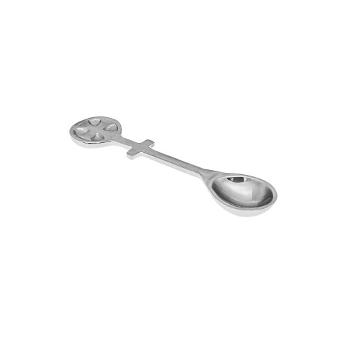 Łyżeczka do kadzidła - mosiądz - nikiel - JS IS-1005N - Dewocjonalia P.H. Jakóbczak - Katolicki sklep liturgiczny i hurtownia